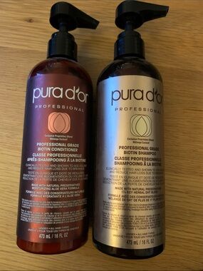Pura d’or shampoo and conditionner biotin new